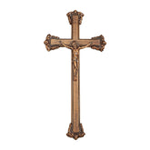 Crocifisso Monumentale in Ottone, 33 x 16 cm